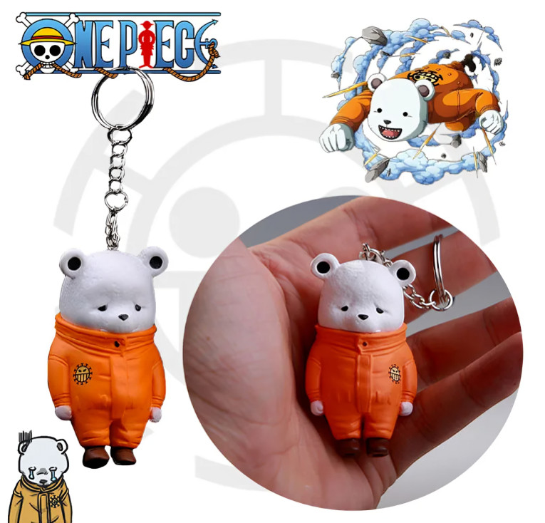 Bepo Keychain - One Piece Anime Finds
