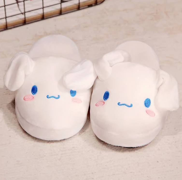 Cute Plush Cotton Slippers Anime Shoes Girl Slippers Anime Finds