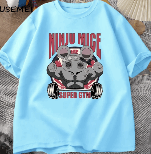 Fitness Mouse Shirt - Demon Slayer Anime Finds