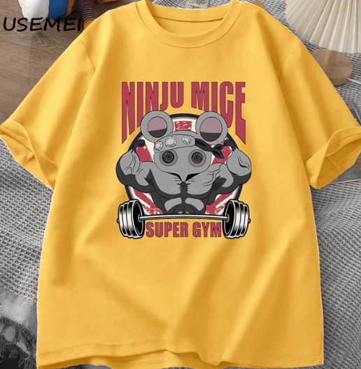 Fitness Mouse Shirt - Demon Slayer Anime Finds