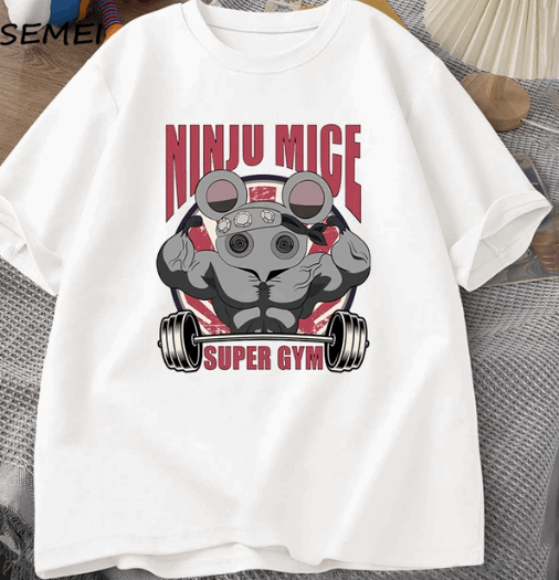 Fitness Mouse Shirt - Demon Slayer Anime Finds