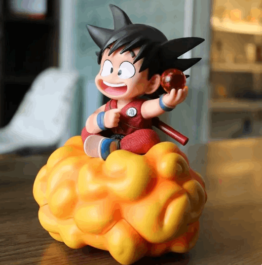 Goku On The Flying Nimbus Cloud - Dragon Ball Anime Finds
