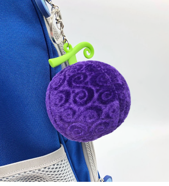 Gomu Gomu No Mi Devil Fruit Keychain - One Piece Anime Finds