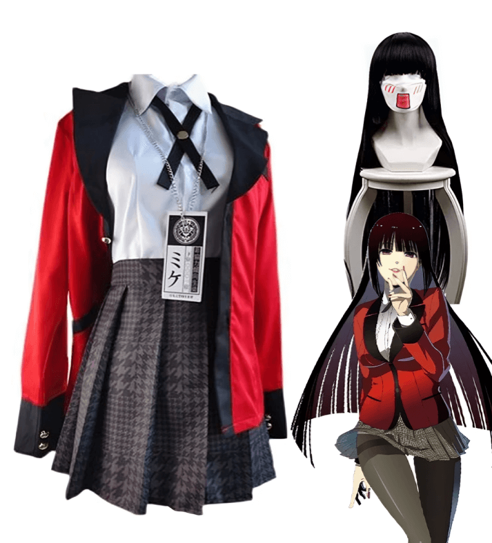 Jabami Yumeko Cosplay Costume, Outfit - Kakegurui Anime Finds