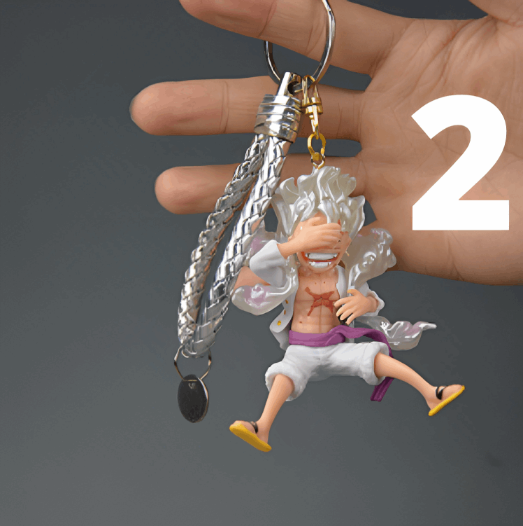 Luffy Gear 5 Keychain - Joyboy Anime Finds