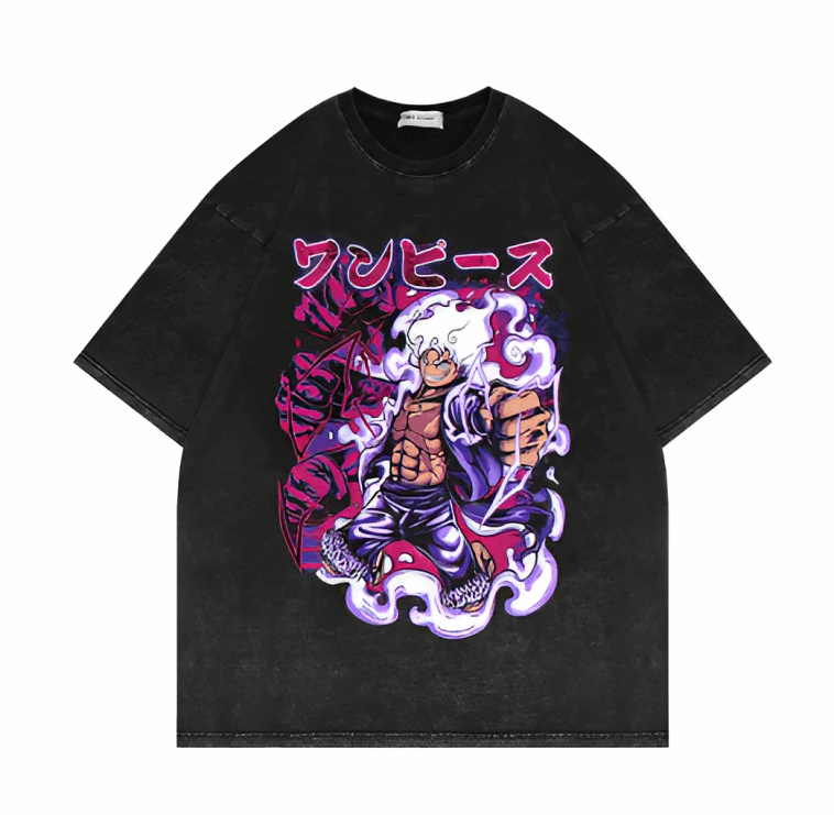 gear 5 luffy merch Luffy Gear 5 Retro Vintage T-Shirt