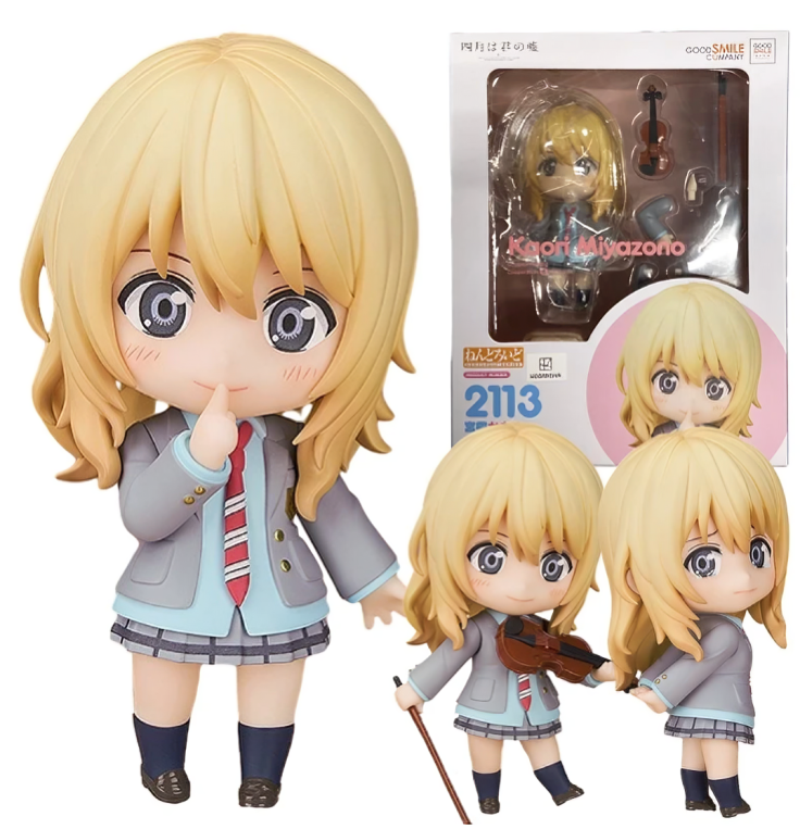 Miyazono Kawori Anime Figure Nendoroid - Your Lie in April Anime Finds