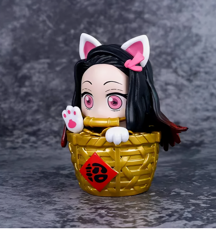 Nezuko In A Box, Cat Dess-Up - Demon Slayer Anime Finds
