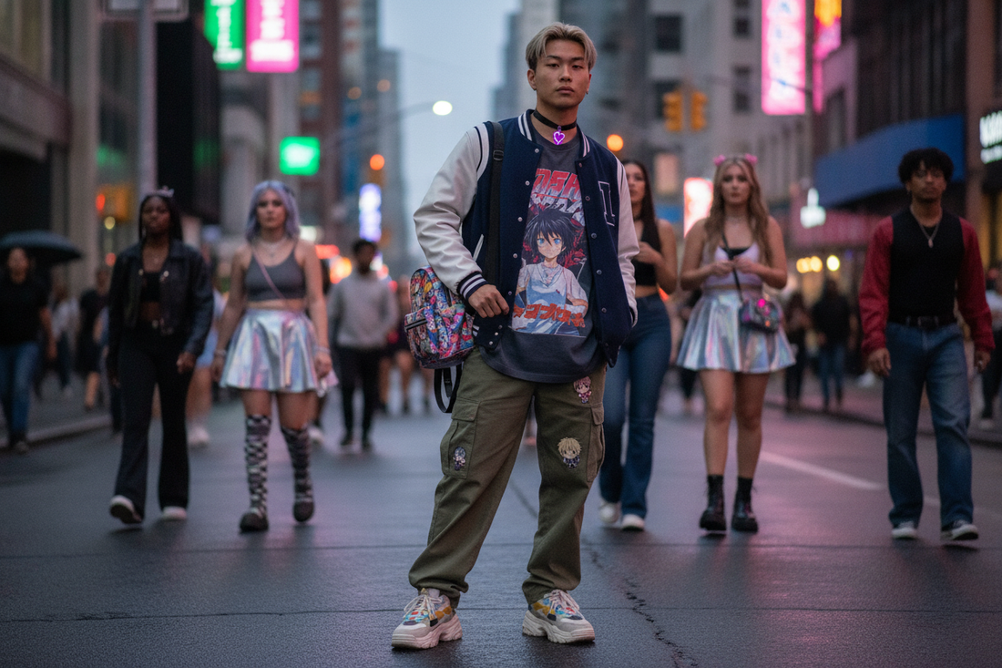 Street style highlights new anime fashion trends 2026 with bold prints and vibrant accessories for fans