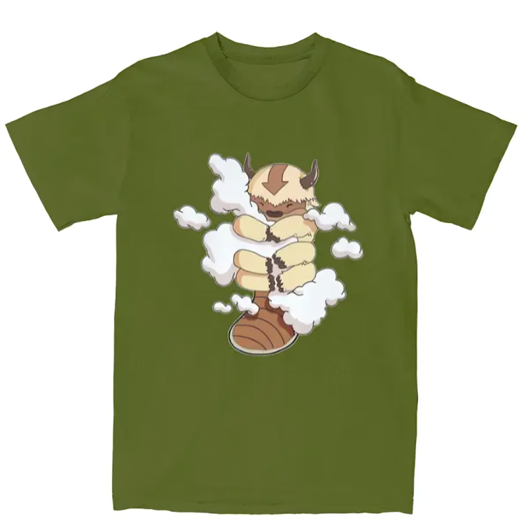 Appa T-Shirt - Avatar The Last Airbender Anime Finds