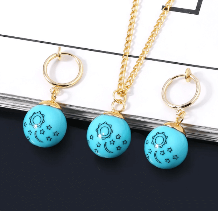 Elizabeth Liones Earrings & Necklace Pendant - Seven Deadly Sins Anime Finds