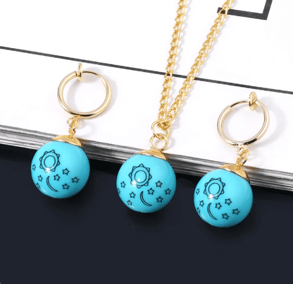 Elizabeth Liones Earrings & Necklace Pendant - Seven Deadly Sins Anime Finds