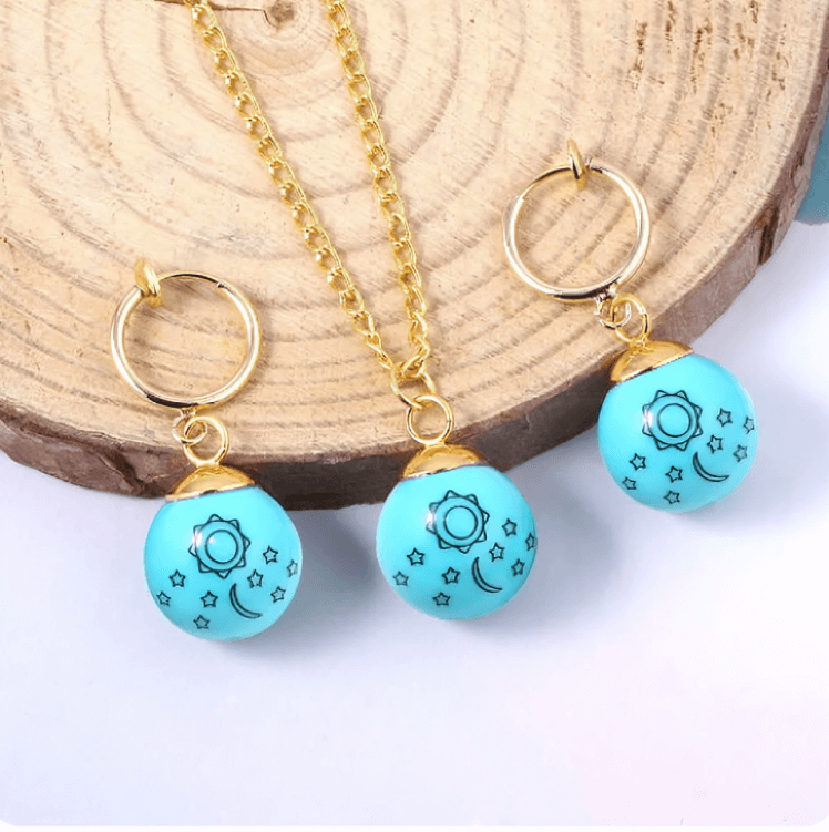 Elizabeth Liones Earrings & Necklace Pendant - Seven Deadly Sins Anime Finds