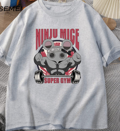 Fitness Mouse Shirt - Demon Slayer Anime Finds