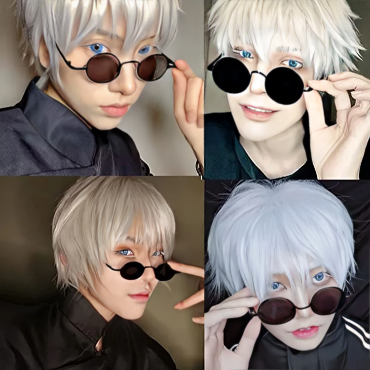 Gojo Satoru Glasses Jujutsu Kaisen Anime Cosplay Eyewear Gojo Satoru Glasses Jujutsu Kaisen Anime Cosplay Eyewear