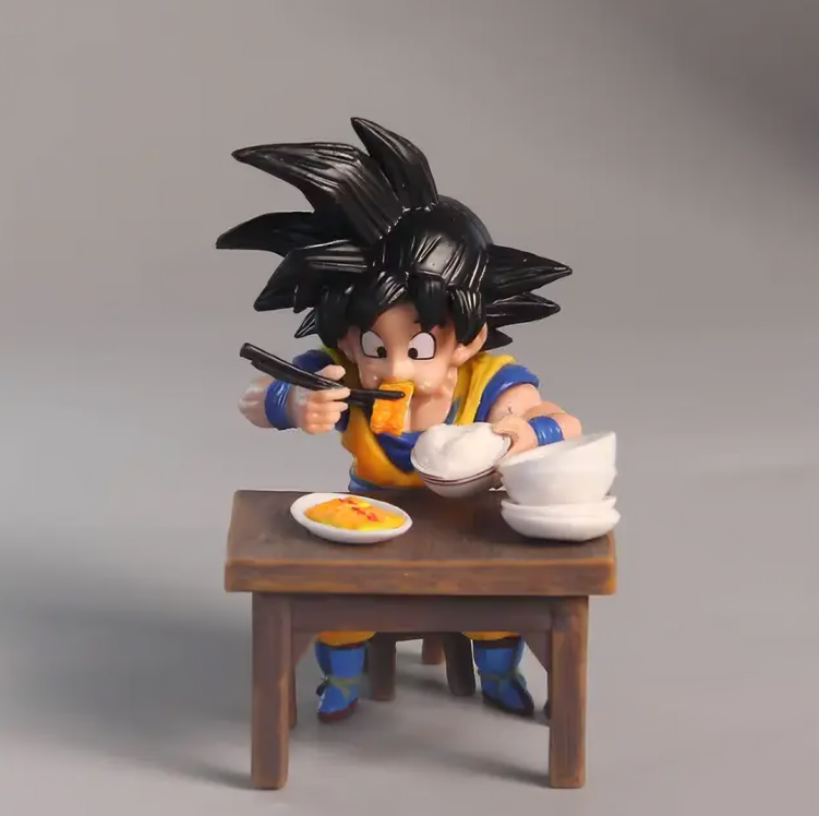 Goku & Vegeta Eating Figures - Dragon Ball Anime Finds