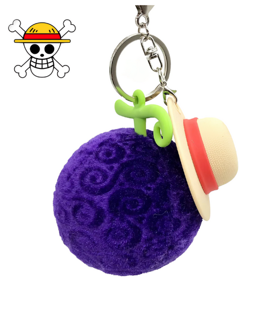 Gomu Gomu No Mi Devil Fruit Keychain - One Piece Anime Finds