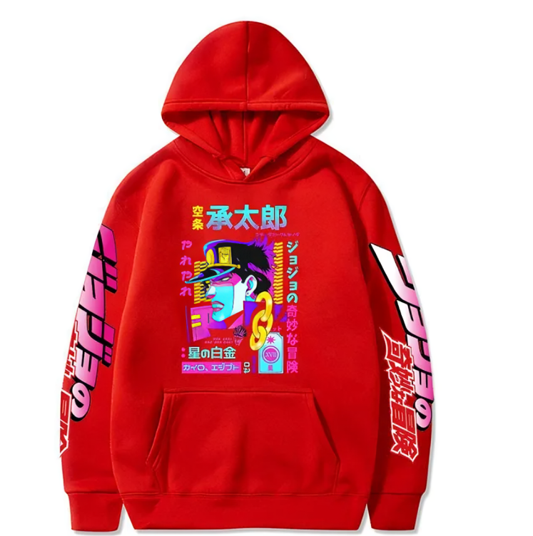 Jotaro Hoodie - Jojo's Bizarre Adventure Anime Finds
