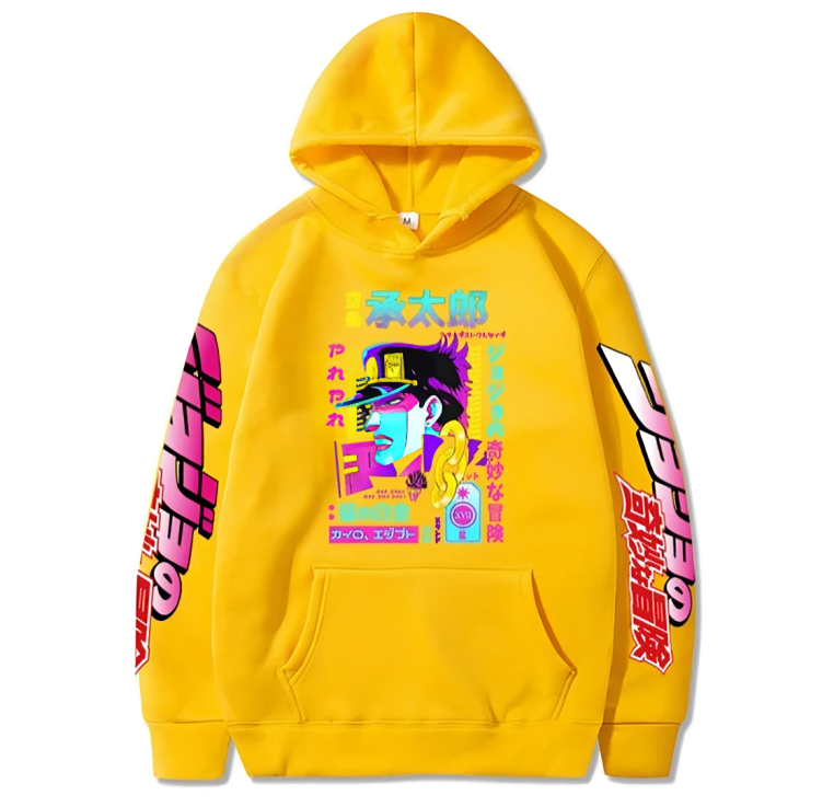 Jotaro Hoodie - Jojo's Bizarre Adventure Anime Finds