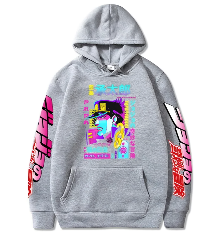 Jotaro Hoodie - Jojo's Bizarre Adventure Anime Finds