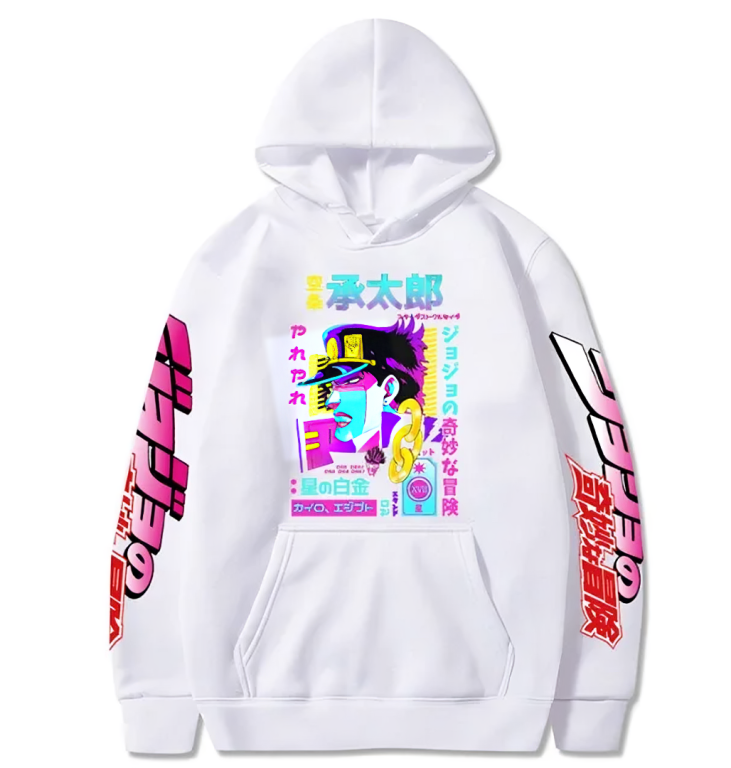 Jotaro Hoodie - Jojo's Bizarre Adventure Anime Finds