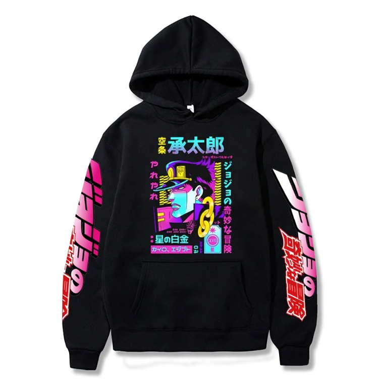 Jotaro Hoodie - Jojo's Bizarre Adventure Anime Finds