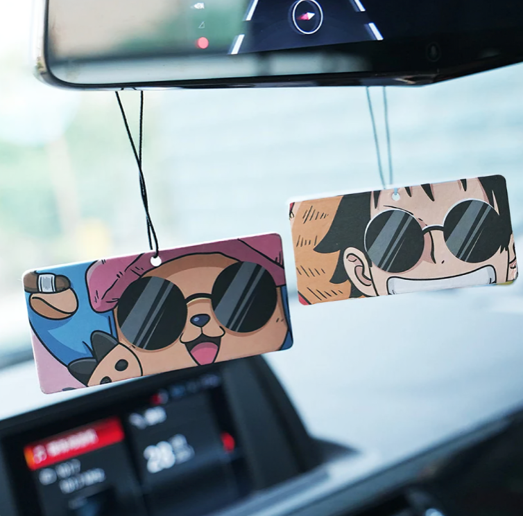 Luffy & Chopper Car Air Freshener - One Piece Anime Finds