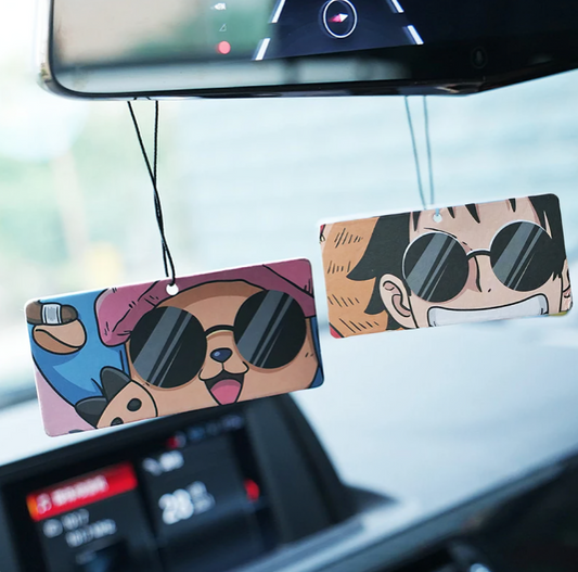 Luffy & Chopper Car Air Freshener - One Piece Anime Finds