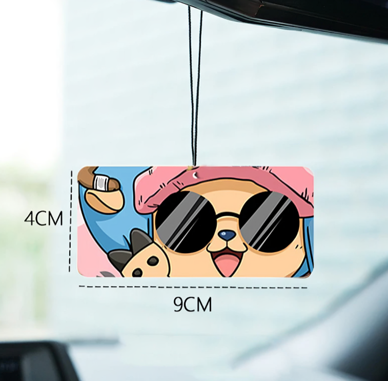 Luffy & Chopper Car Air Freshener - One Piece Anime Finds