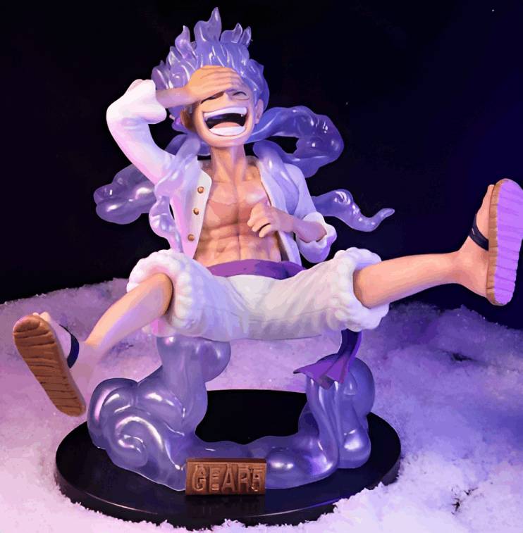Luffy Gear 5 Figure - Laughing Joyboy & Son God Nika Anime Finds