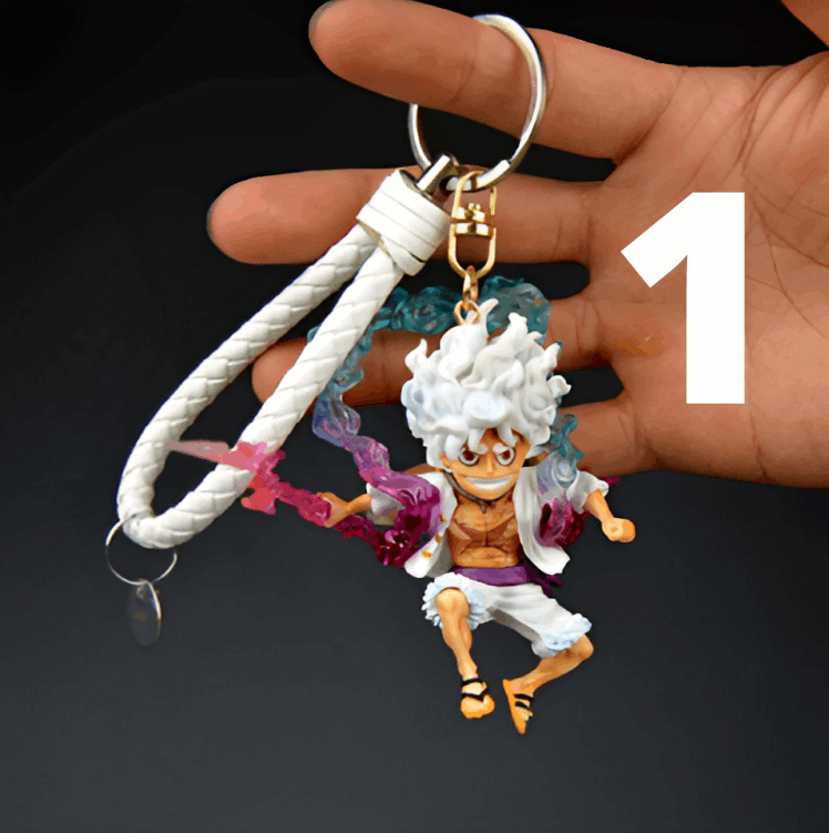 Luffy Gear 5 Keychain