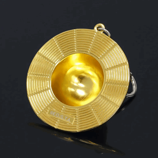 Luffy's Strawhat Keychain - One Piece Anime Finds