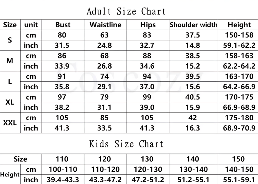 Nezuko Cosplay Costume Outfit, Adults & Kids - Demon Slayer Anime Finds