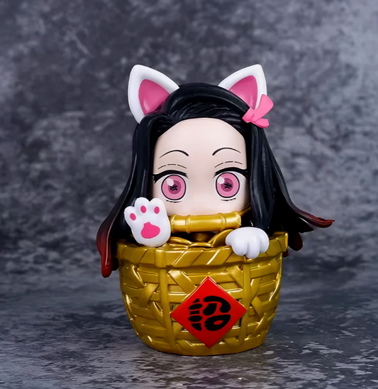 Nezuko In A Box, Cat Dess-Up - Demon Slayer Anime Finds