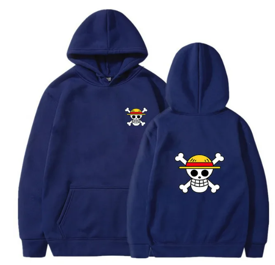 One Piece Strawhat Jolly Roger Zip up & Hoodies. Anime Finds
