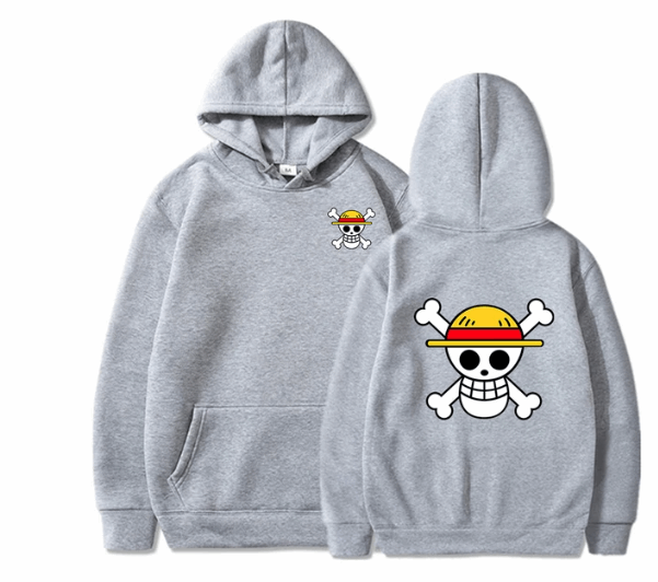 One Piece Strawhat Jolly Roger Zip up & Hoodies. Anime Finds