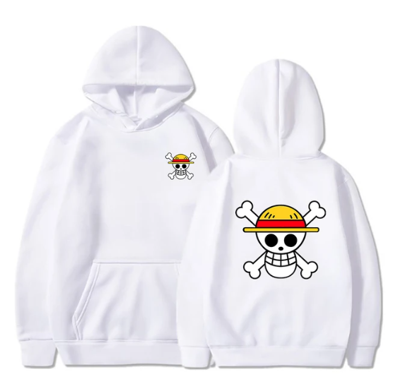 One Piece Strawhat Jolly Roger Zip up & Hoodies. Anime Finds