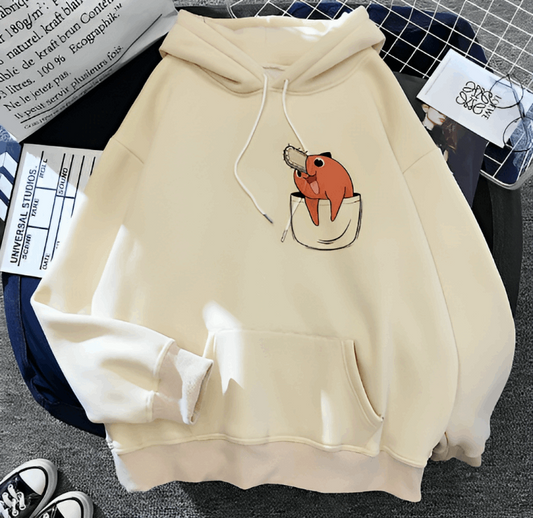 Pochita Hoodie - Chainsaw Man Anime Finds