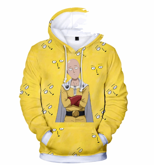 Saitama Hoodies - One Punch Man Anime Finds