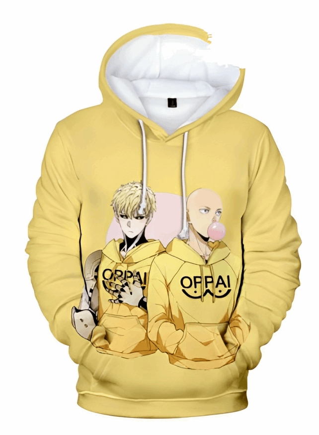 Saitama Hoodies - One Punch Man Anime Finds