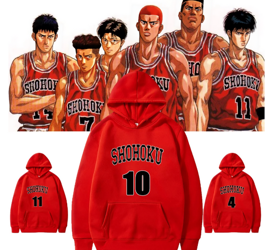 Shohoku Hoodie - Slam Dunk Anime Finds