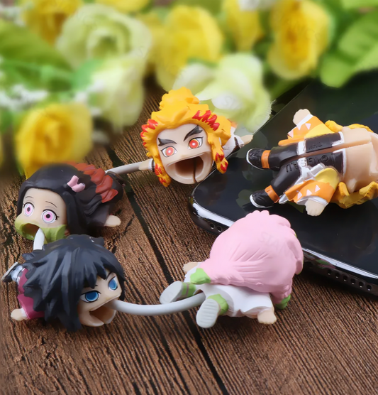 Demon Slayer Phone Charger Cable Protective Covers