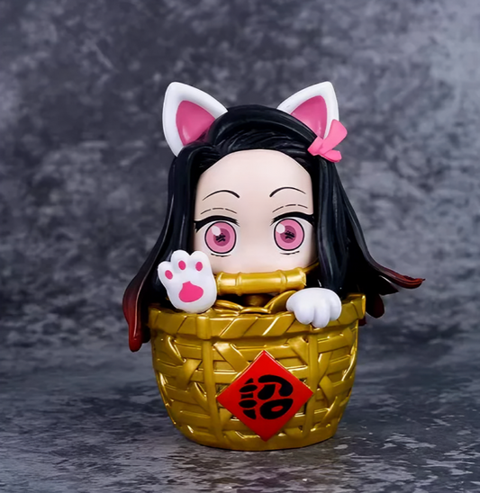 Nezuko In A Box, Cat Dess-Up - Demon Slayer