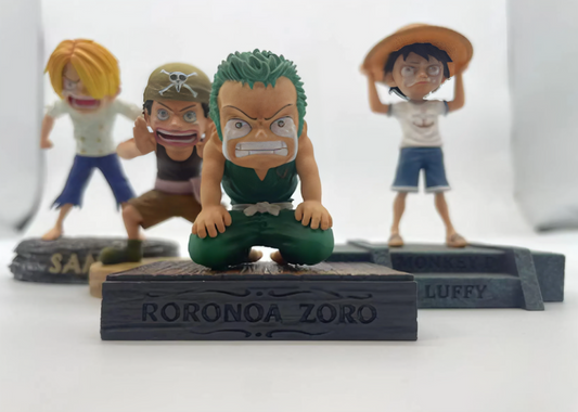 Luffy, Zoro, Usopp & Sanji Kid Figures - One Piece Iconic Moment
