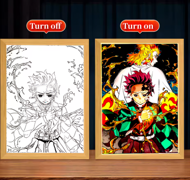Light Frames – Anime Art with LED Lighting - Anime Finds