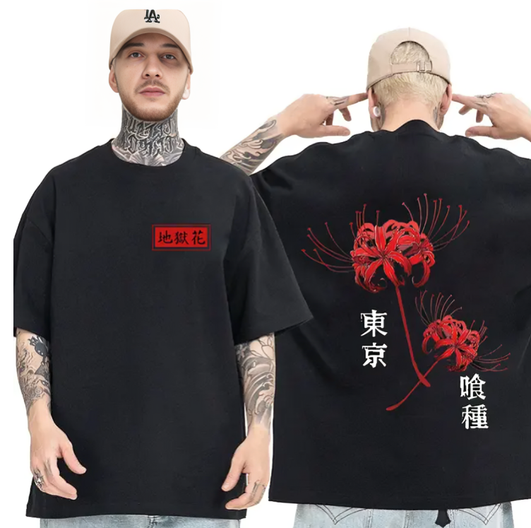 Spider Lily T-Shirt - Tokyo Ghoul Anime Finds