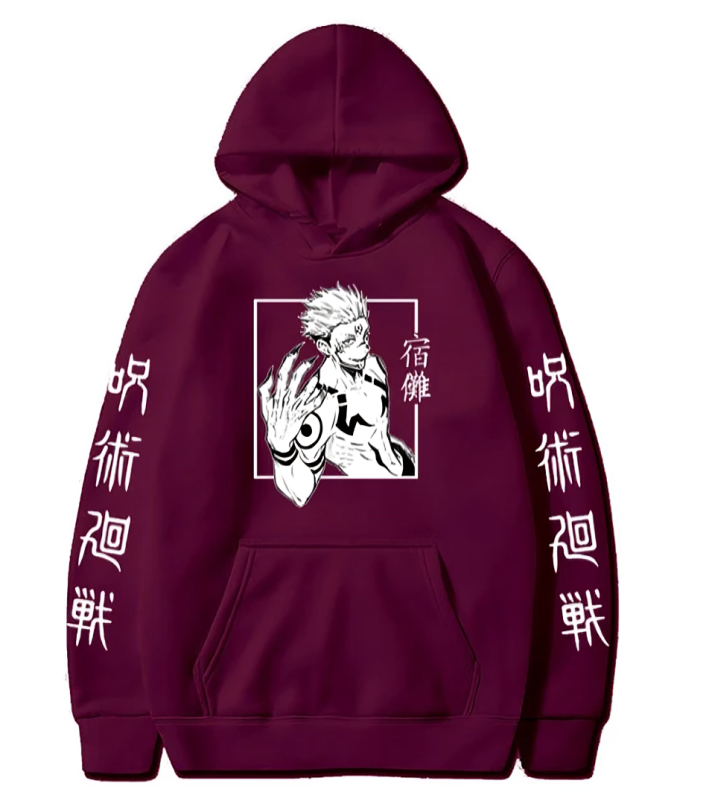 Sukuna Hoodie - Jujutsu Kaisen Anime Finds