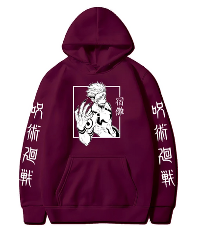 Sukuna Hoodie - Jujutsu Kaisen Anime Finds