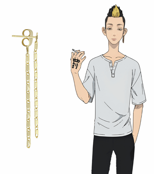 Tokyo Revengers Hanma Shuji Earrings Anime Finds