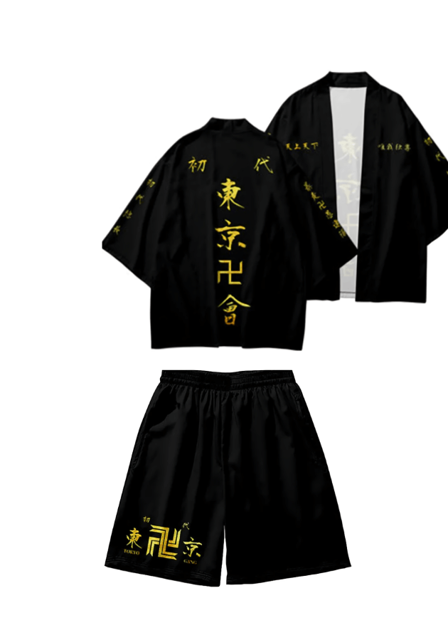Tokyo Revengers Outfit - T-Shirt & Shorts Anime Finds